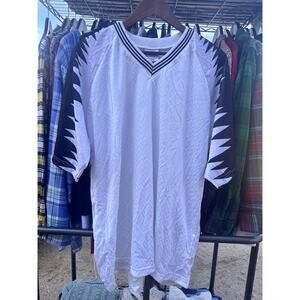 DYNAMIC Athletic Practice Shirt XL Men's White Soccer Track & Field Made in USA